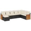 vidaXL Patio Sofa Set with Cushions in Different Colors