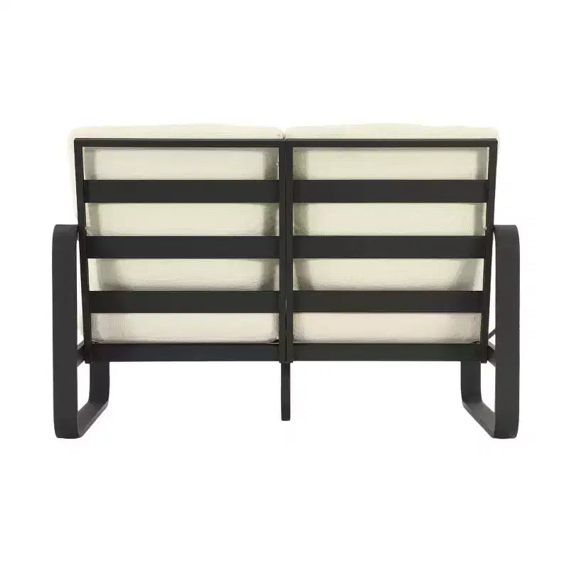 Canapé de jardin Lantine de 137 cm de large avec coussins amovibles