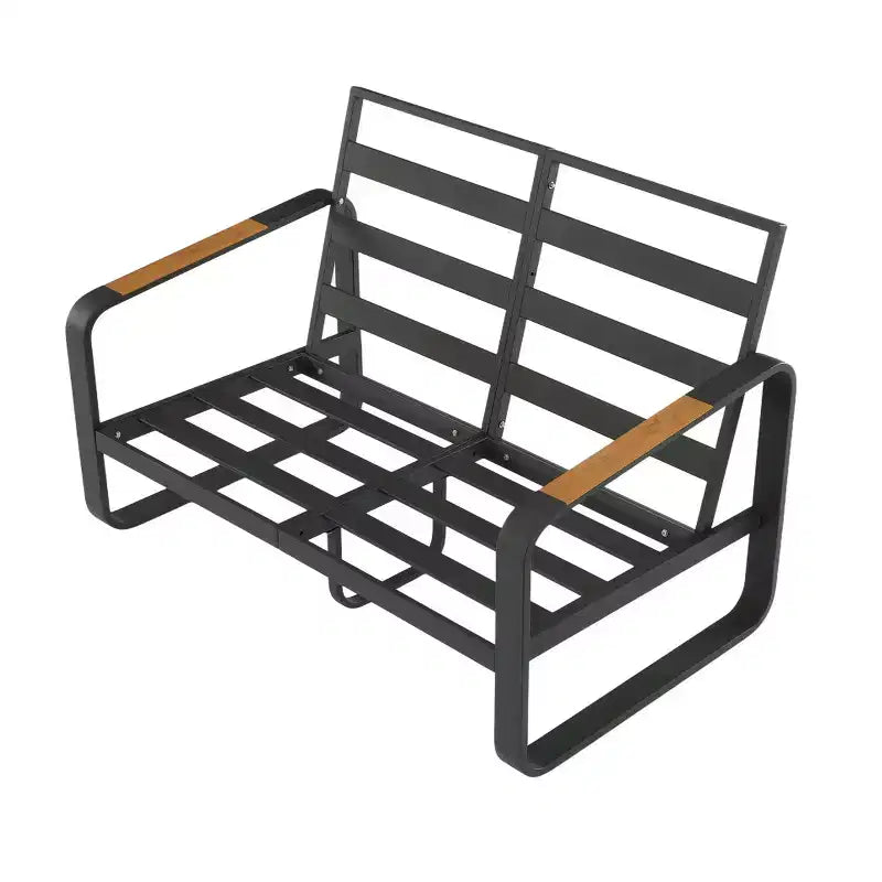 Canapé de jardin Lantine de 137 cm de large avec coussins amovibles