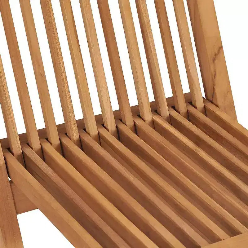 vidaXL Ensemble repas d'extérieur Teck Bois de teck massif Moyen Pliable