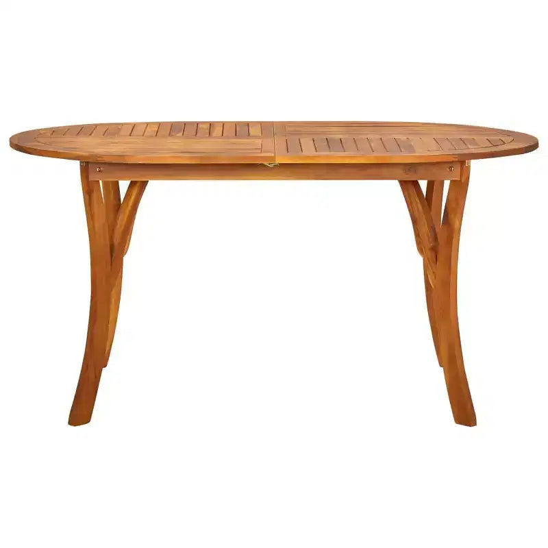 vidaXL Ensemble de salle à manger noir en bois d'acacia massif avec de grands accoudoirs réglables