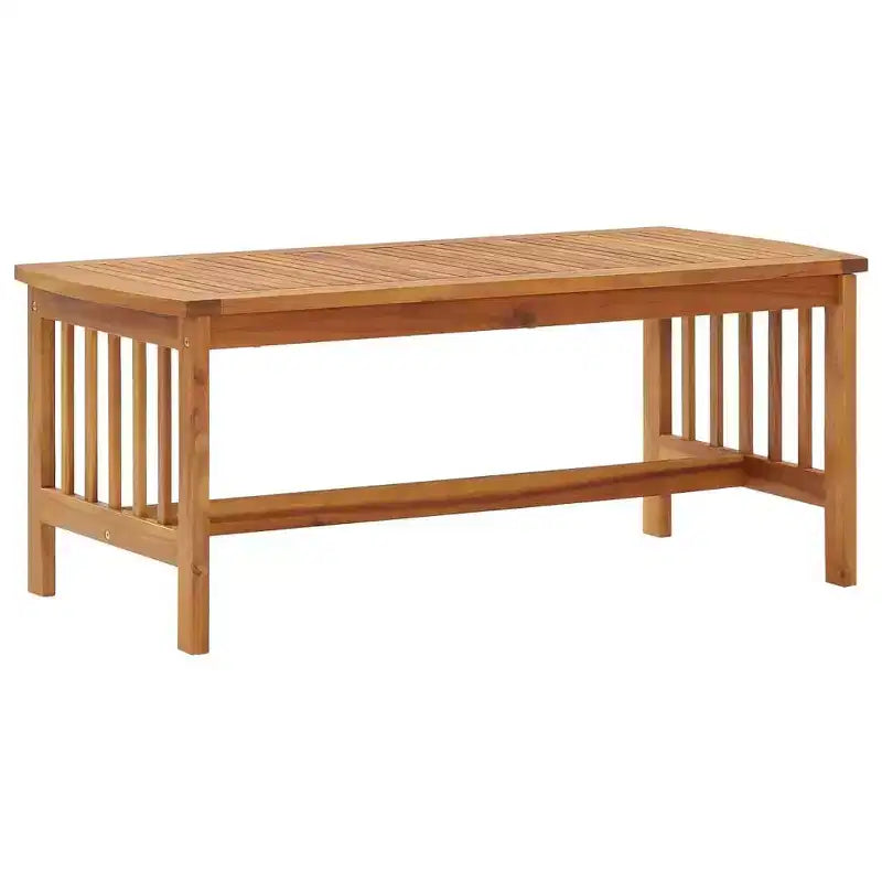 vidaXL Salon de jardin Marron Bois d'acacia massif Moyen Durable