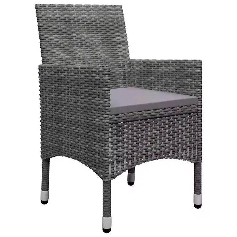 vidaXL Ensemble de salle à manger Table : Chaises : Coussins :