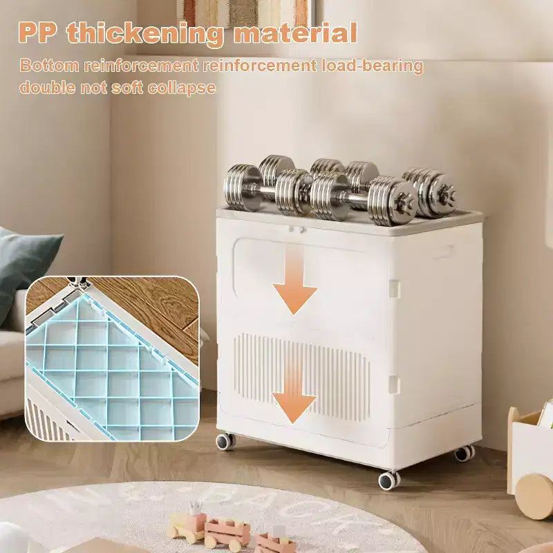 Lot de 2 grands paniers à linge roulants avec couvercle, panier à linge pliable de 123 L en plastique avec roulettes, organisateur sans installation pour buanderie à domicile