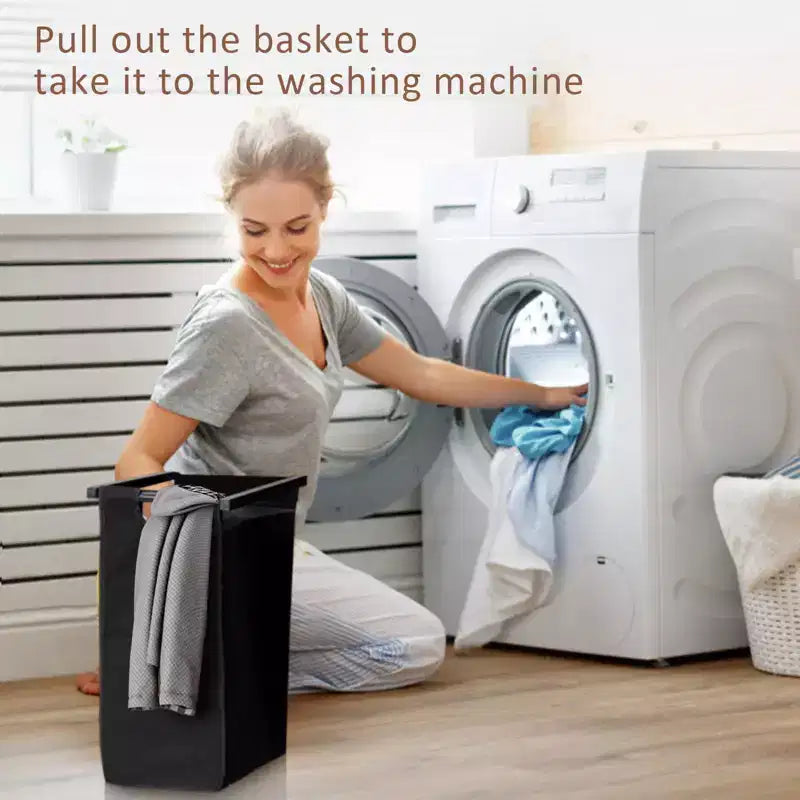 Grand panier à linge avec étagère réglable 2/3/4 paniers amovibles en oxford et compartiments pour salle de bain, chambre, dortoir
