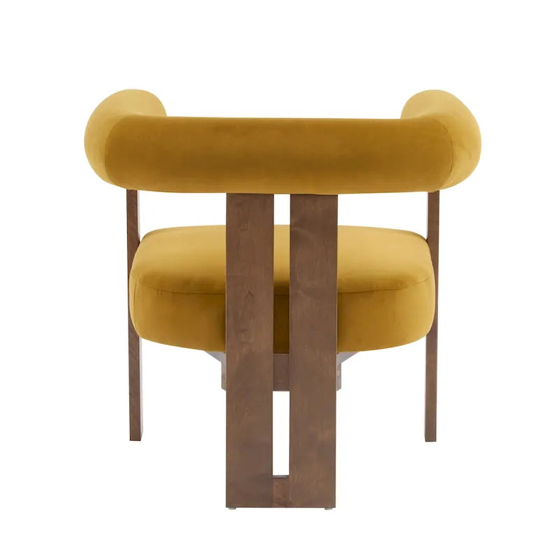 Fauteuil d'appoint Gilbert moderne à accoudoirs ronds par Christopher Knight Home