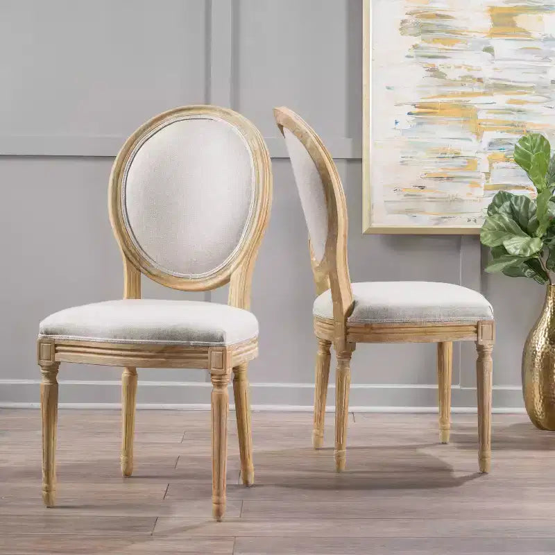 Lot de 2 chaises de salle à manger Phinnaeus - Christopher Knight Home