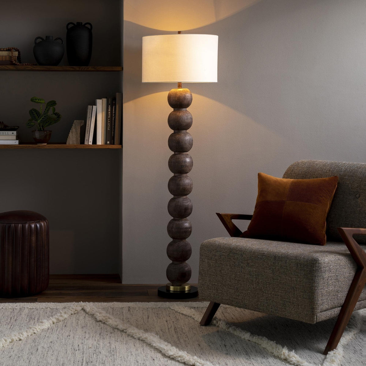 Lampadaire transitionnel Becke Bubble