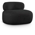 Meridian Furniture Fauteuil en tissu bouclette Venti