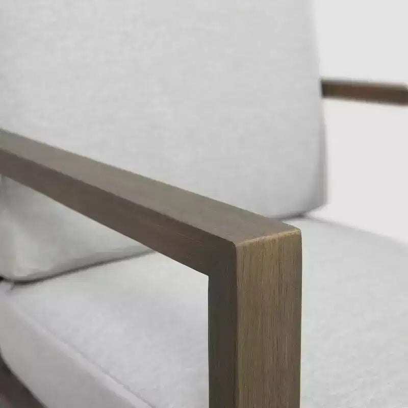Ensemble de conversation d'extérieur 6 pièces en bois d'acacia belge – Christopher Knight Home