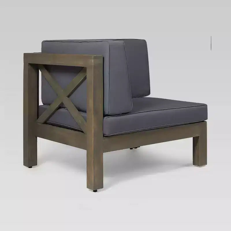 Ensemble de canapé d'angle Brava 5 pièces en acacia - Christopher Knight Home