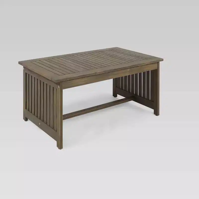 Causeuse et table basse en acacia 2 pièces Carolina - Christopher Knight Home