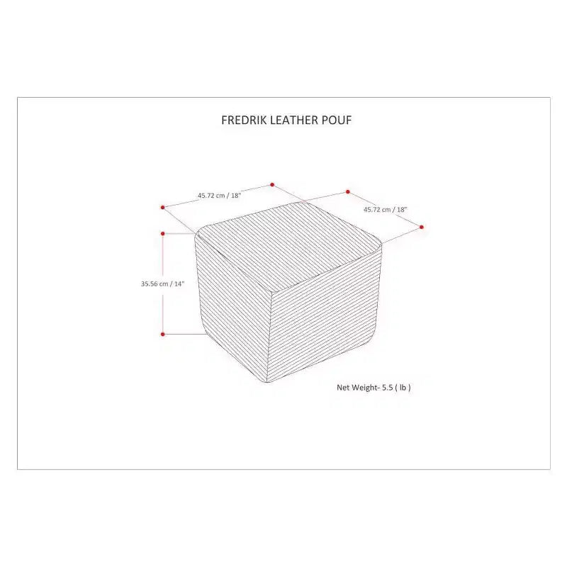 Pouf carré