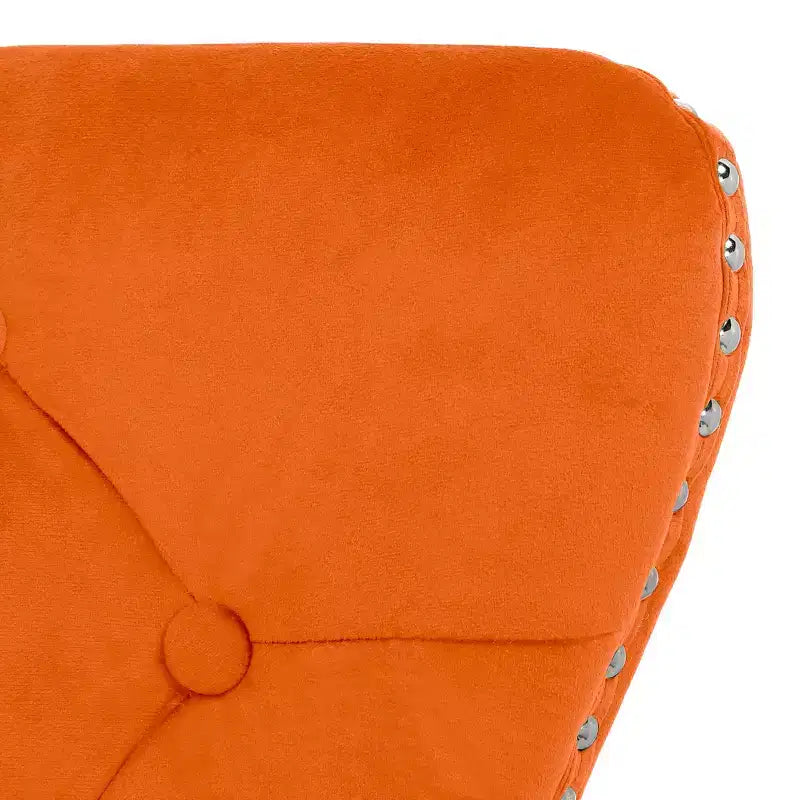 Chaises de salle à manger capitonnées en velours (lot de 2)