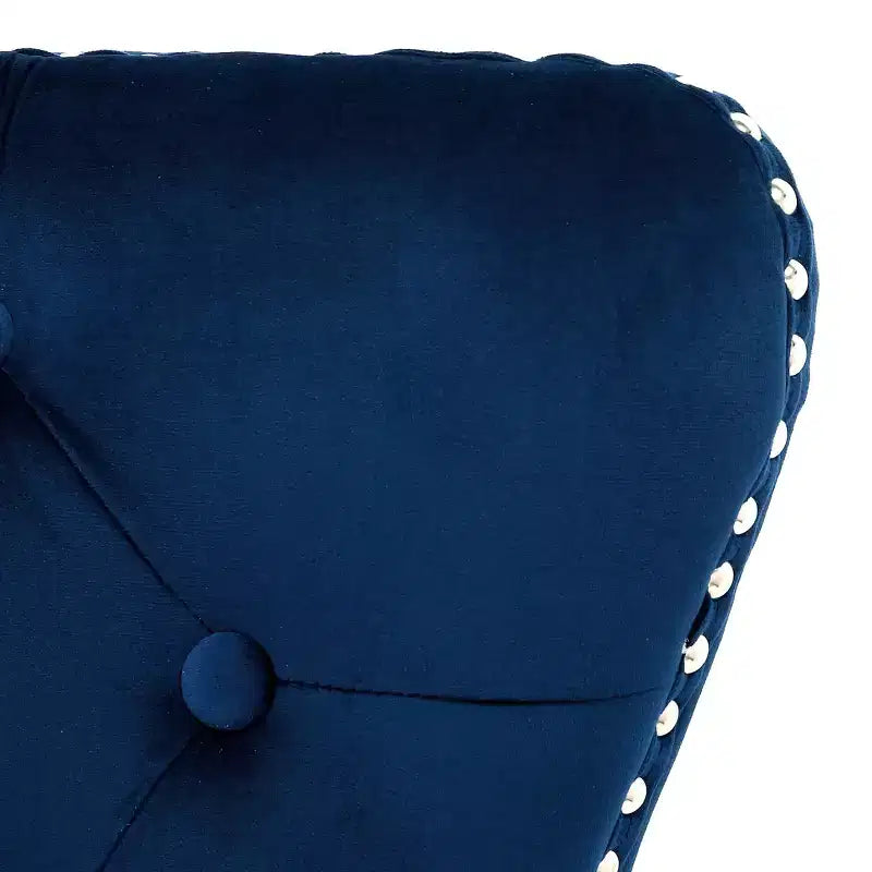 Chaises de salle à manger capitonnées en velours (lot de 2)