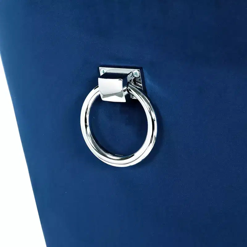 Chaises de salle à manger capitonnées en velours (lot de 2)