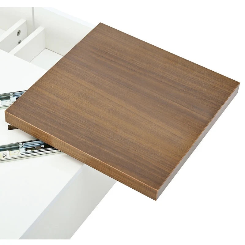 Table basse carrée moderne en bois