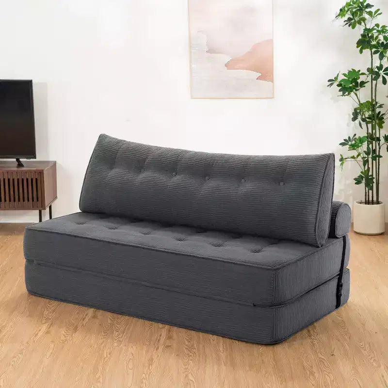 WARMOUNTS Canapé convertible pliant avec dossier réglable, canapé-lit convertible Queen Size pour salon et bureau