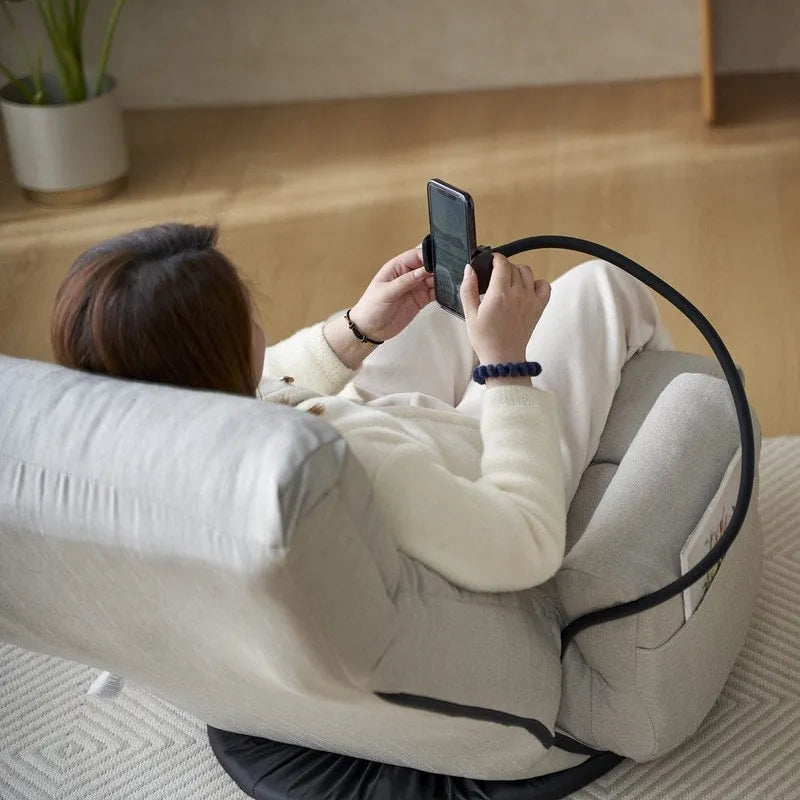 Fauteuil de jeu de sol ergonomique, pivotant et inclinable